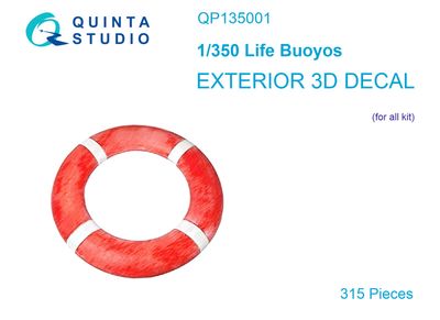 QP135001 - Life Buoys 315 pcs (All kits) - 1:350