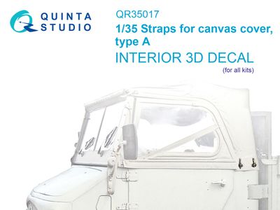 QR35017 - Straps for cancas cover, type A (all kits) - 1:35