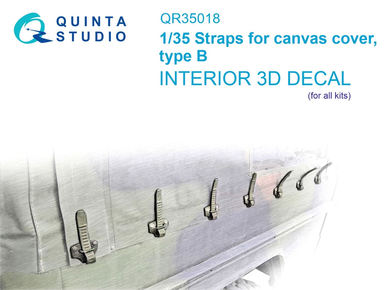 QR35018 - Straps for cancas cover, type B (all kits) - 1:35