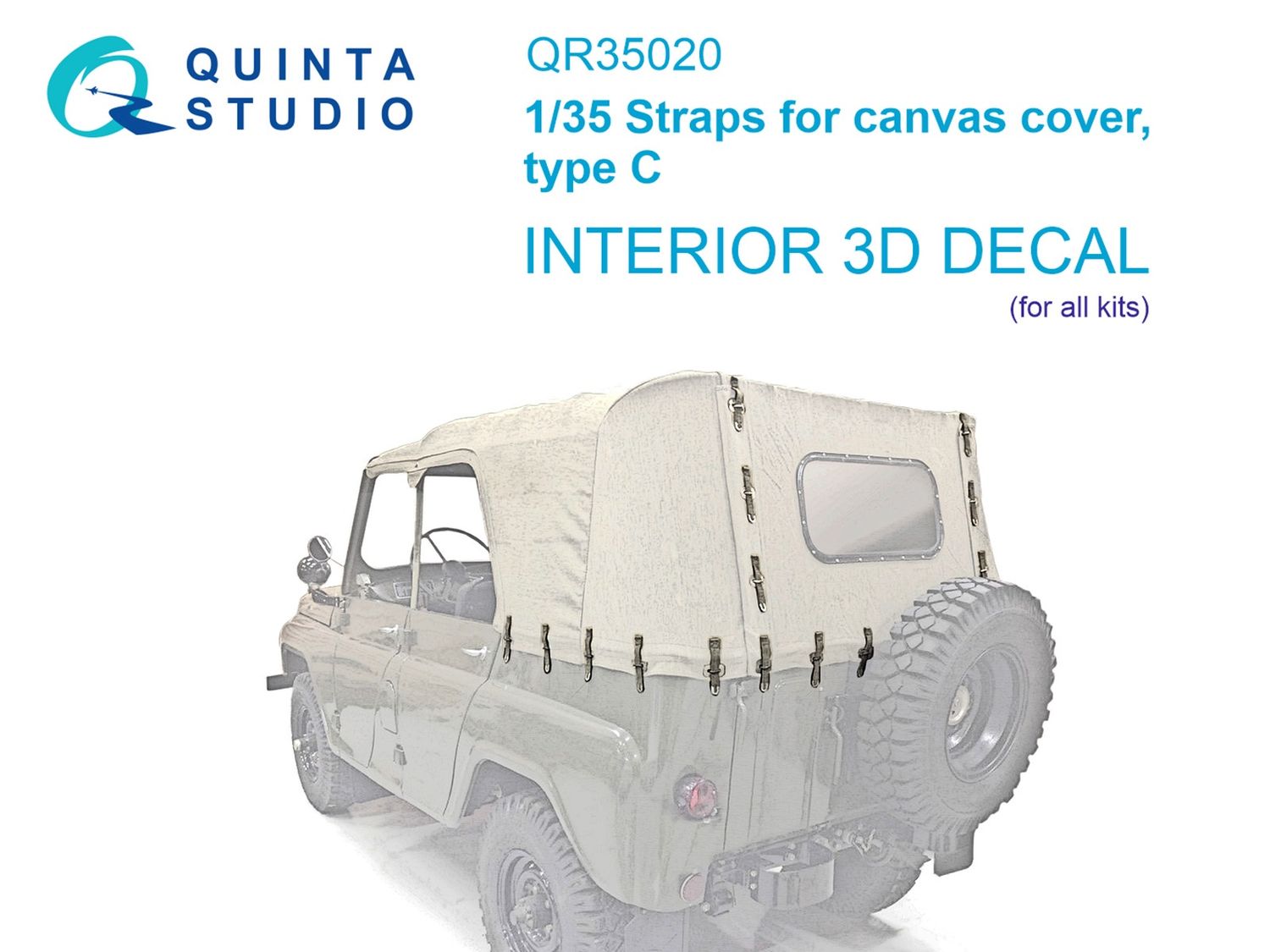 QR35020 - Straps for cancas cover, type С - 1:35