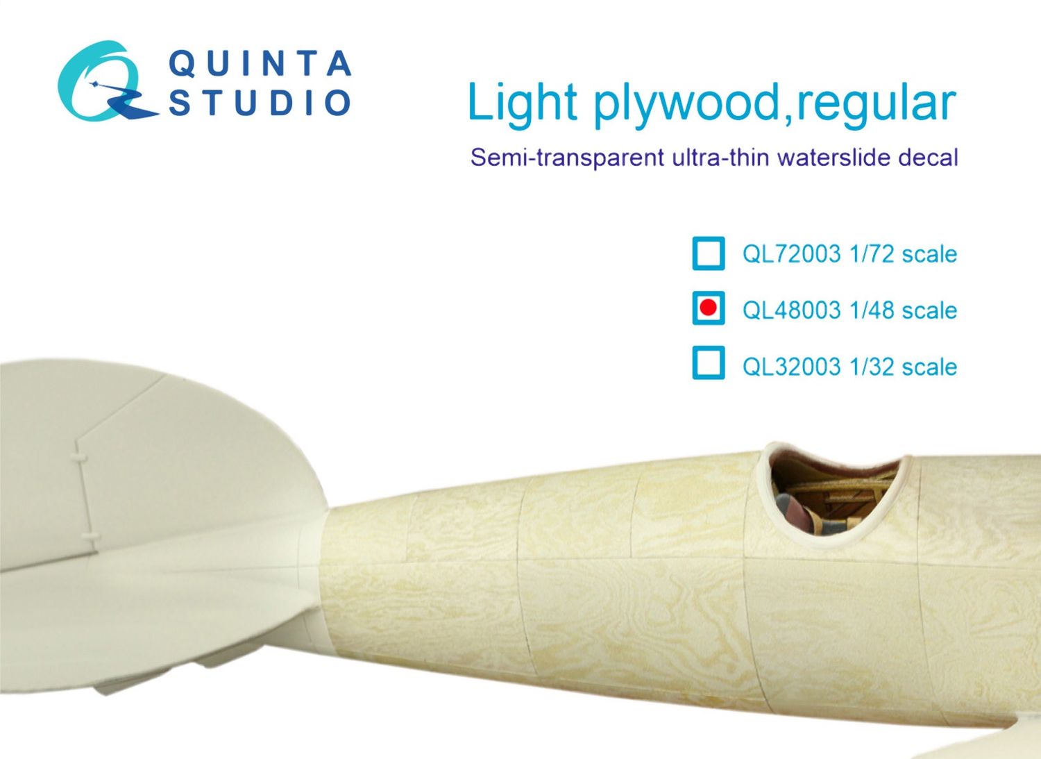 QL48003 - Light plywood, regular - 1:48