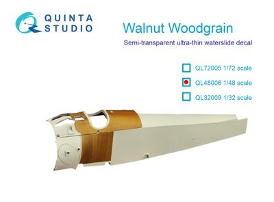 QL48006 - Walnut Woodgrain (all kits) - 1:48