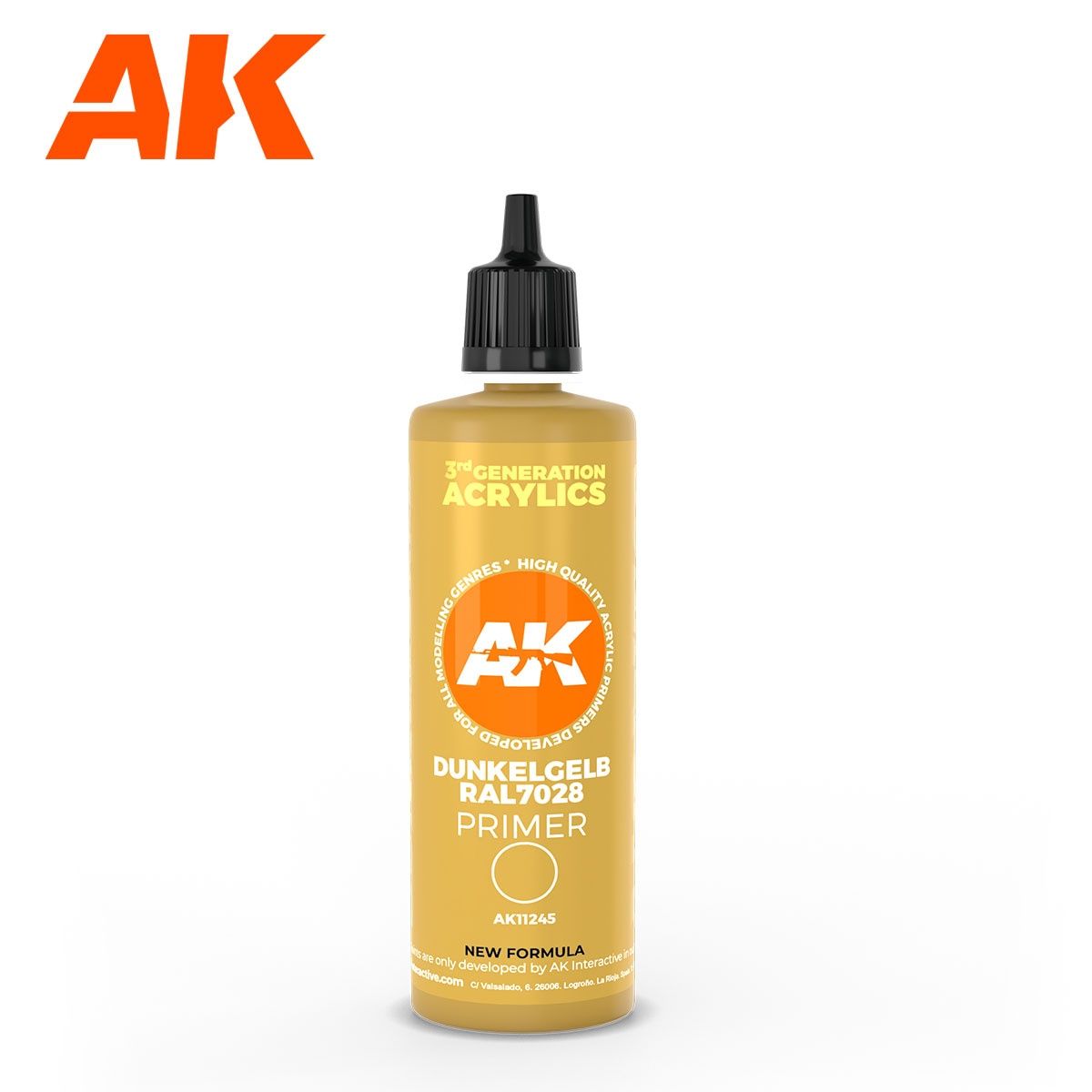 AK11245 - Dunkelgelb RAL 7028 Primer  - 100 ml