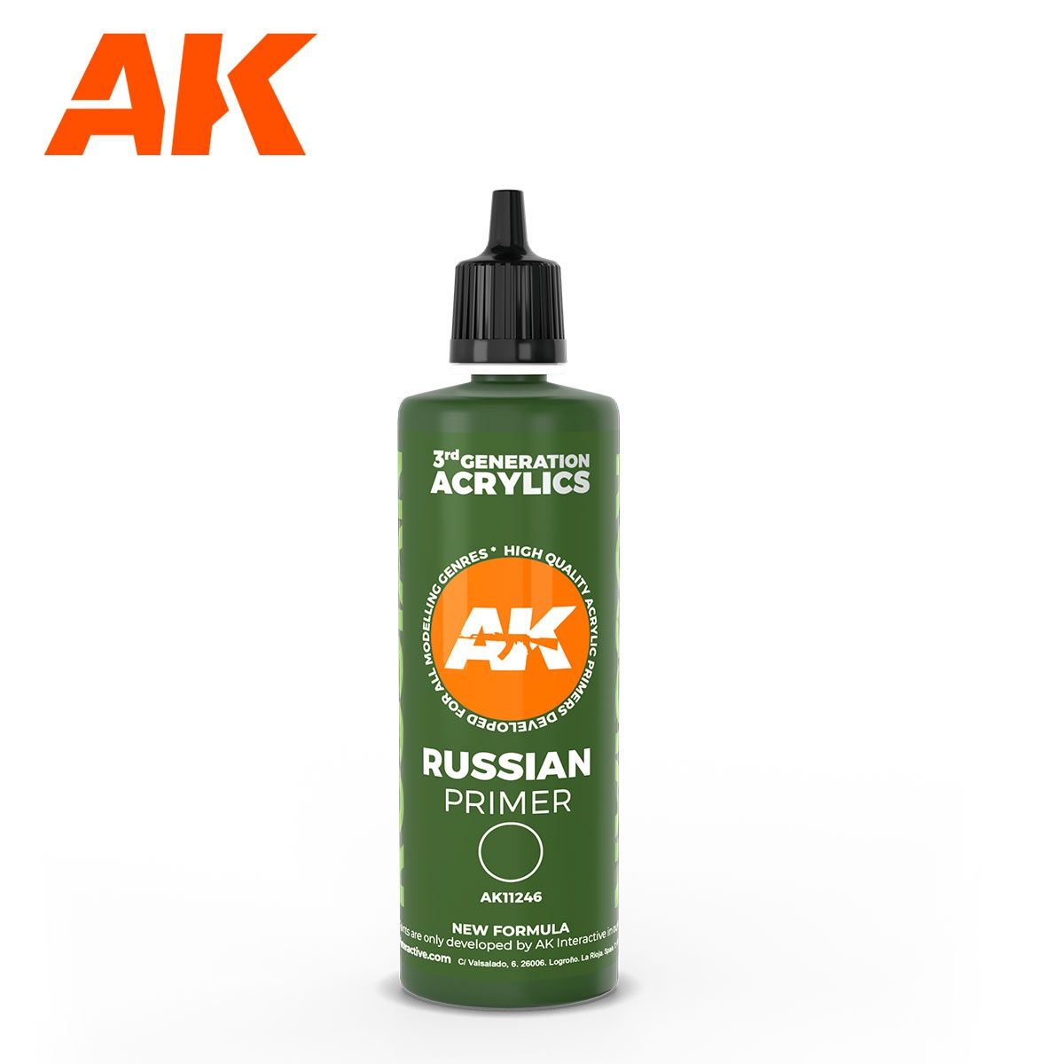 AK11246 - Russian Green Primer  - 100 ml