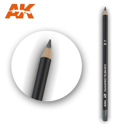 AK10018 - Watercolor Pencil Gun Metal (Graphite)
