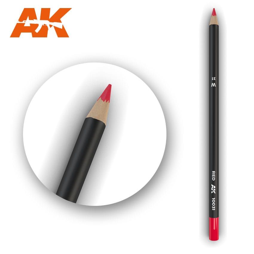 AK10031 - Watercolor Pencil Red