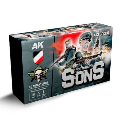 AKFS0020 - Fortunate Sons - Panzergrenadier Division - 10 Miniatures