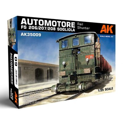 AK35009 - Automotore FS 206/207/208 Sogliola Rail Shunter  - 1:35