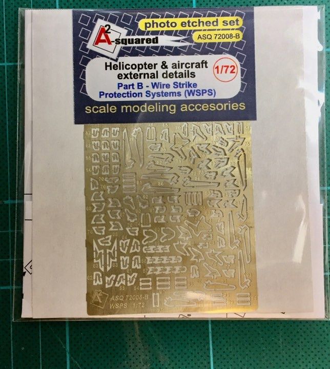 ASQ72008B - Helicopter &amp; Aircraft external details Part B – Wire Strike Prote - 1:72