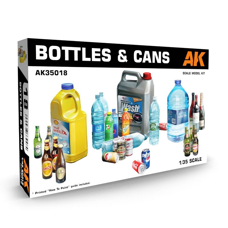 AK35018 - Bottles &amp; Cans - 1:35