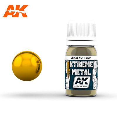 AK472 - XTREME METAL - Gold - 30ml