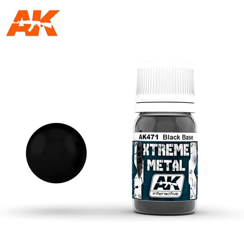 AK471 - XTREME METAL - Black Base - 30ML