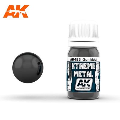 AK483 - XTREME METAL - Gun Metal - 30ml