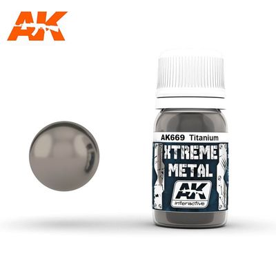 AK669 - XTREME METAL - Titanium - 30ml