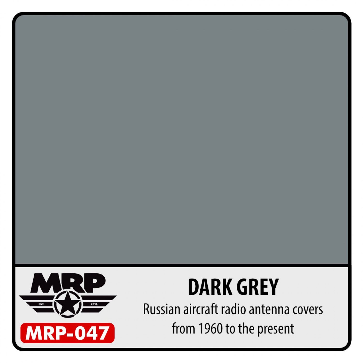 MRP-047 - Dark Grey Radio antenna SU-27, MiG29 - 30ml