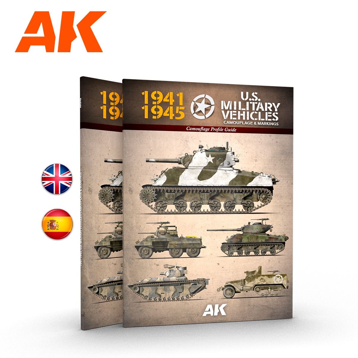 AK642 - American Military Vehicles - Camouflage Profile Guide