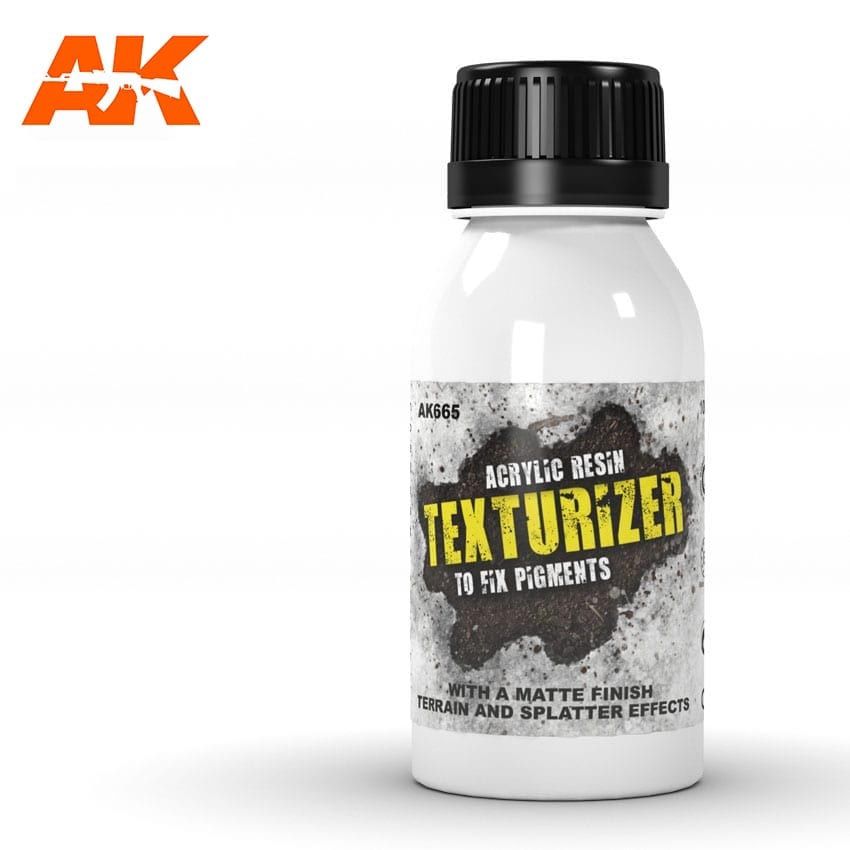 AK665 - Texturizer Acrylic Resin To Fix Pigments  - 100ml