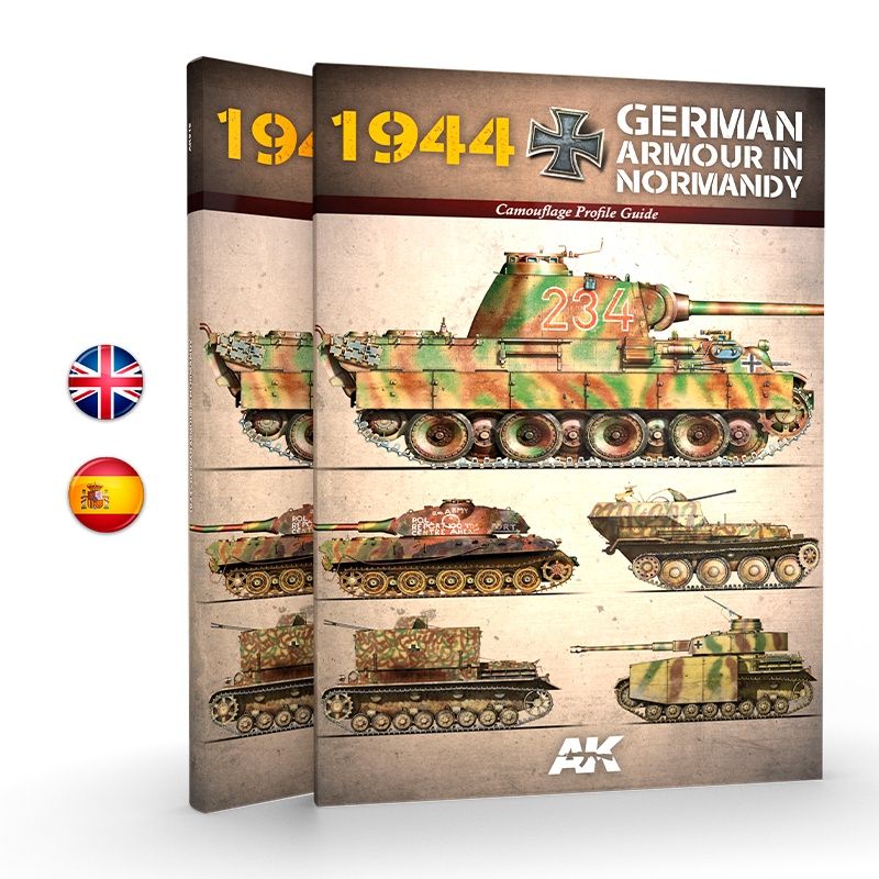 AK916 - 1944 German Armour In Normandy - Camouflage Profile Guide