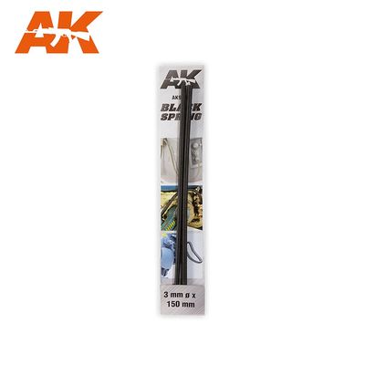 AK9189 - Black Spring - 3mm