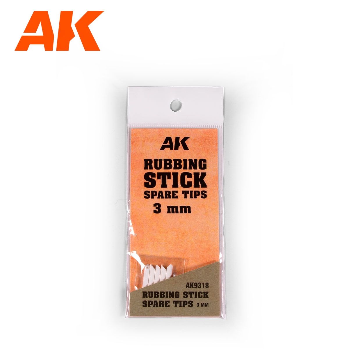 AK9318 - Rubbing Stick Spare Tips - 3mm