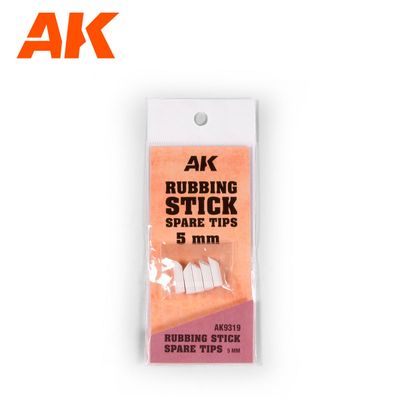 AK9319 - Rubbing Stick Spare Tips - 5mm