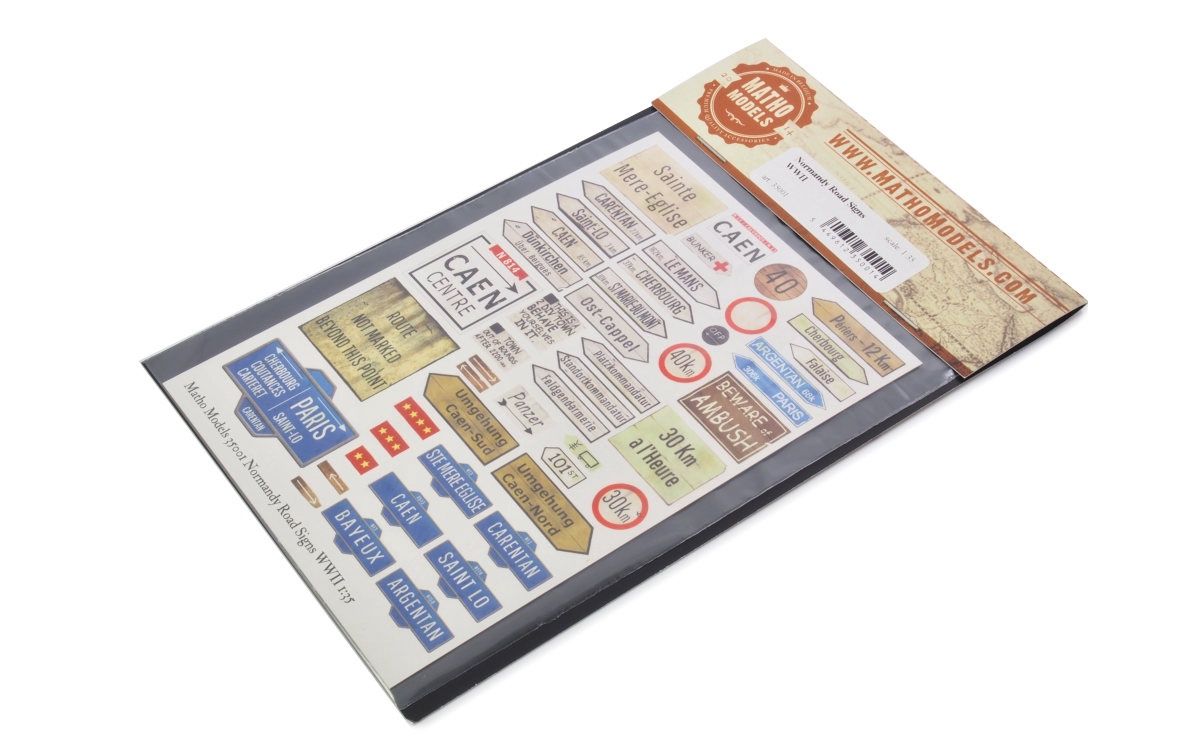 35001 - Normandy Road Signs WWII - 1:35