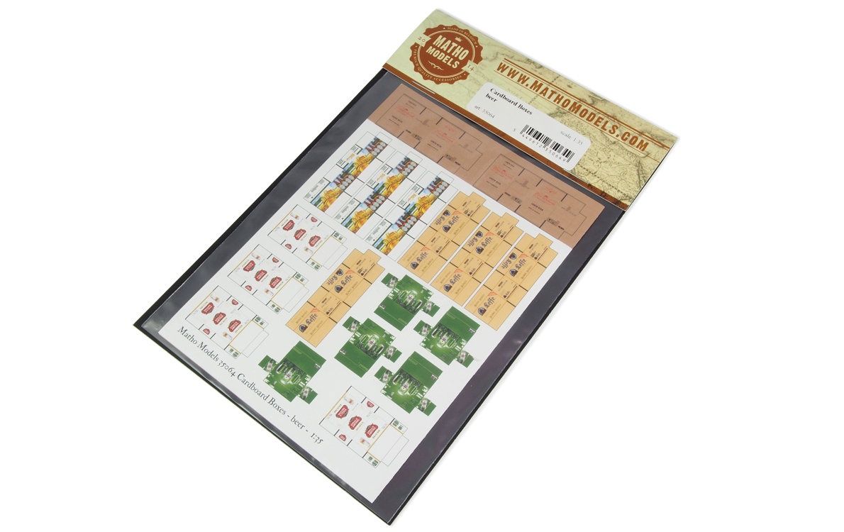 35064 - Cardboard Boxes - beer - 1:35
