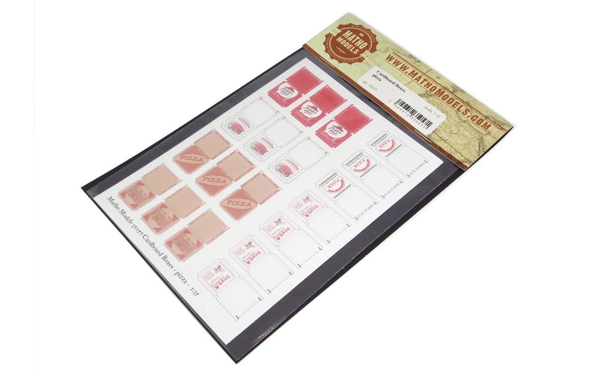 35057 - Cardboard Boxes - pizza - 1:35