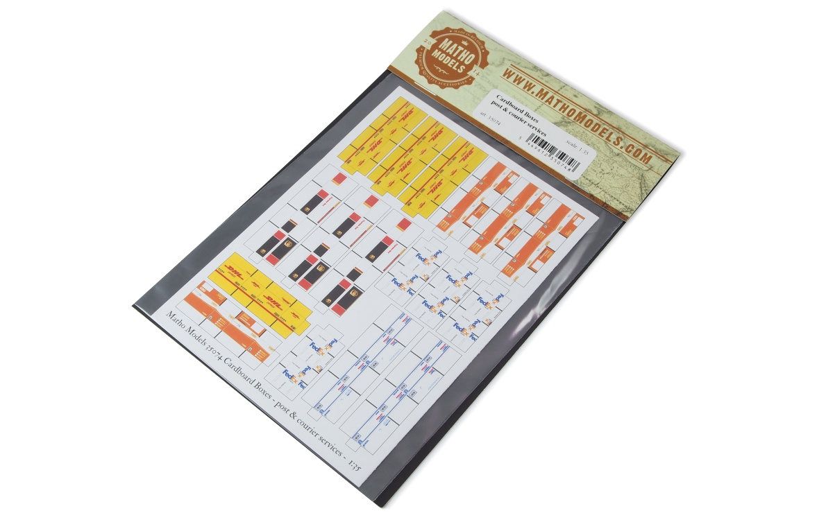 35074 - Cardboard Boxes - post &amp; courier services - 1:35