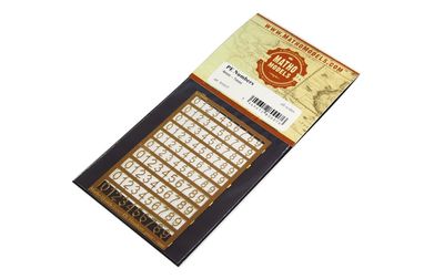 80007 - PE Numbers: 4mm - 5mm - all scales