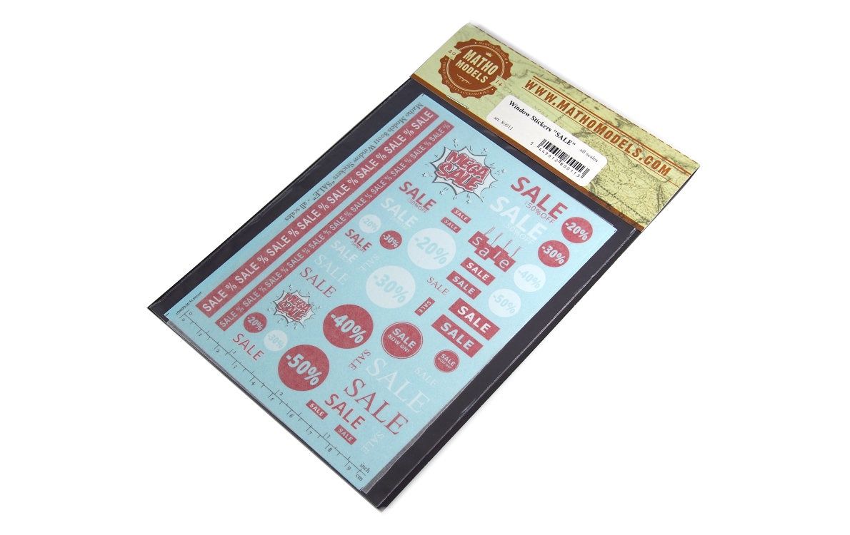 80011 - Window Stickers "SALE" - all scales