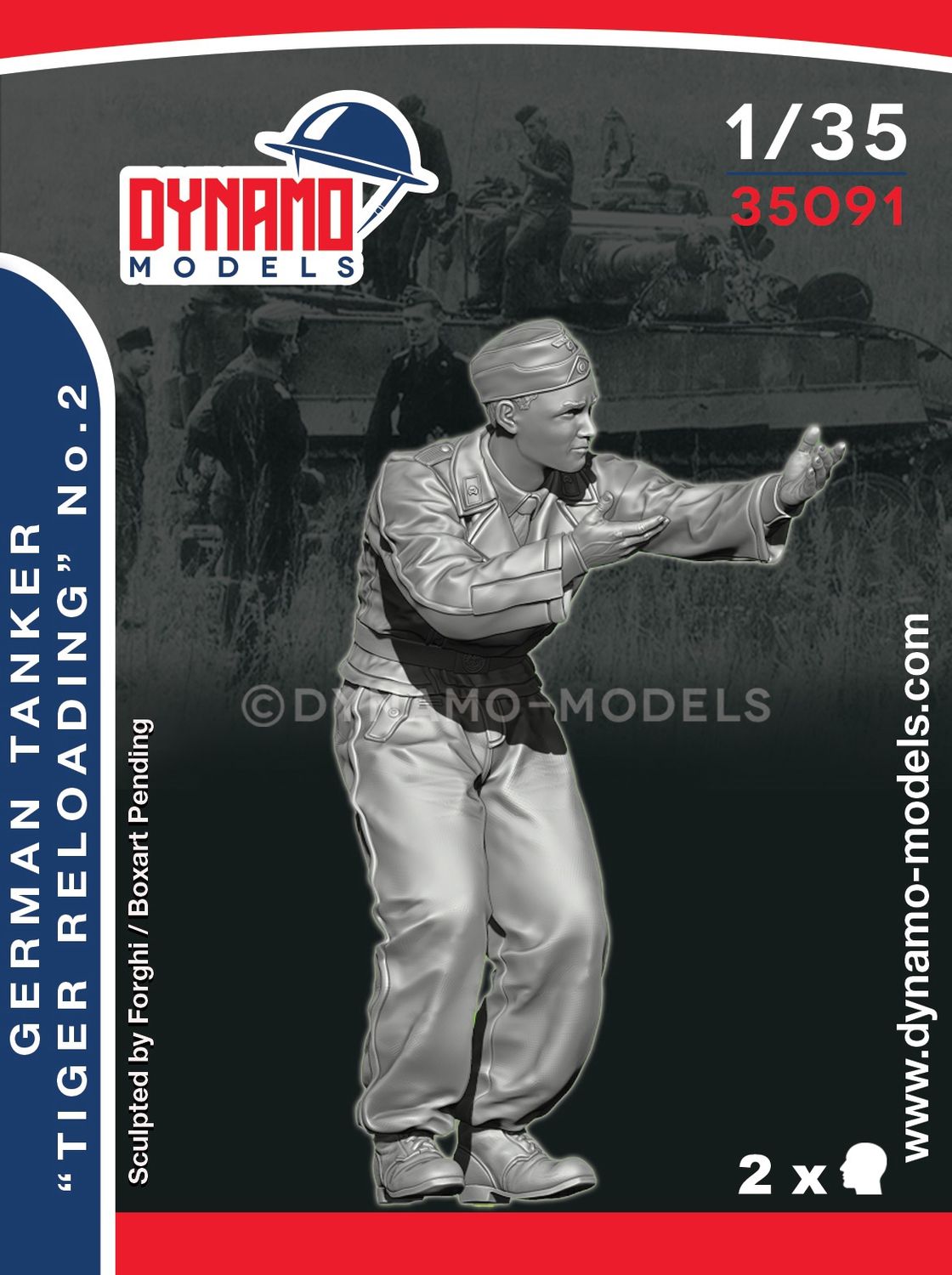 35091 - German Tankers "Reloading Tiger/King Tiger/Panther" No.2 - 1:35