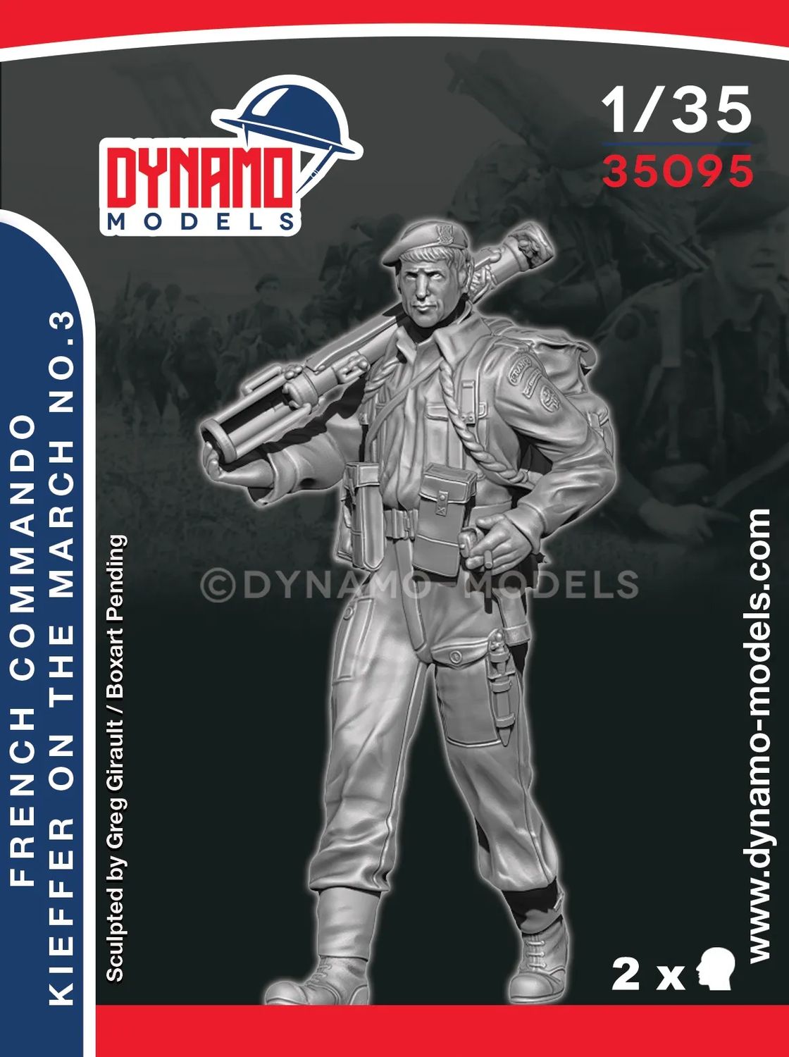 35095 - French Commando Kieffer Marching No.3 - 1:35