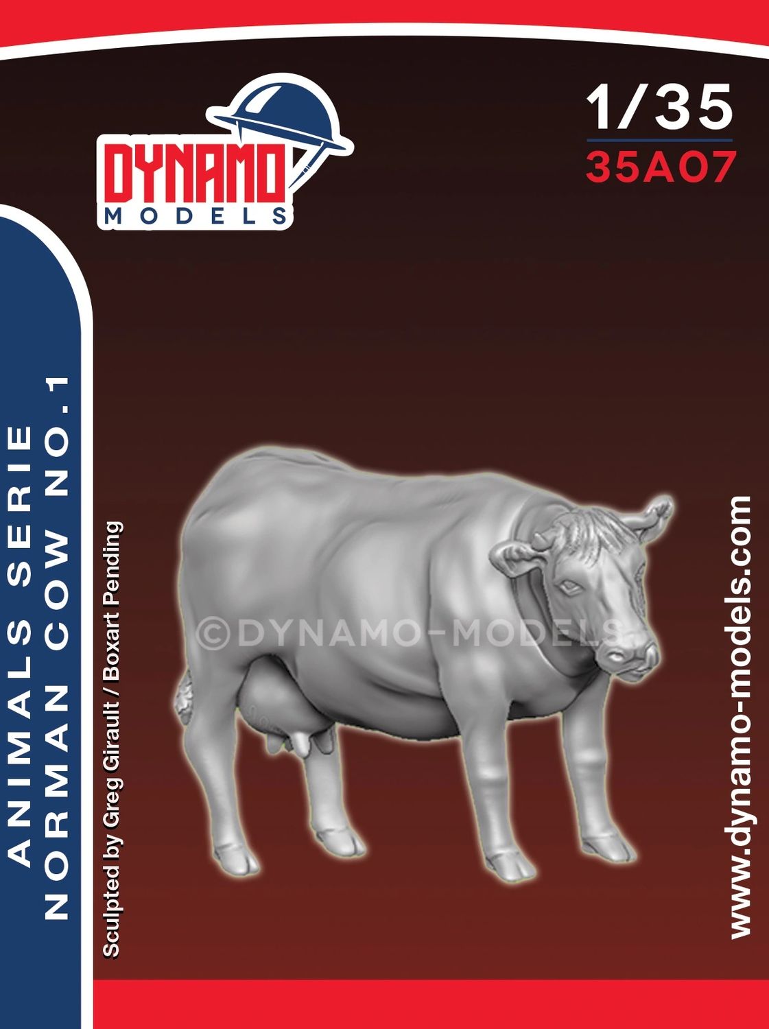 35A07 - Animals Serie - Norman Cow No. 1 - 1:35