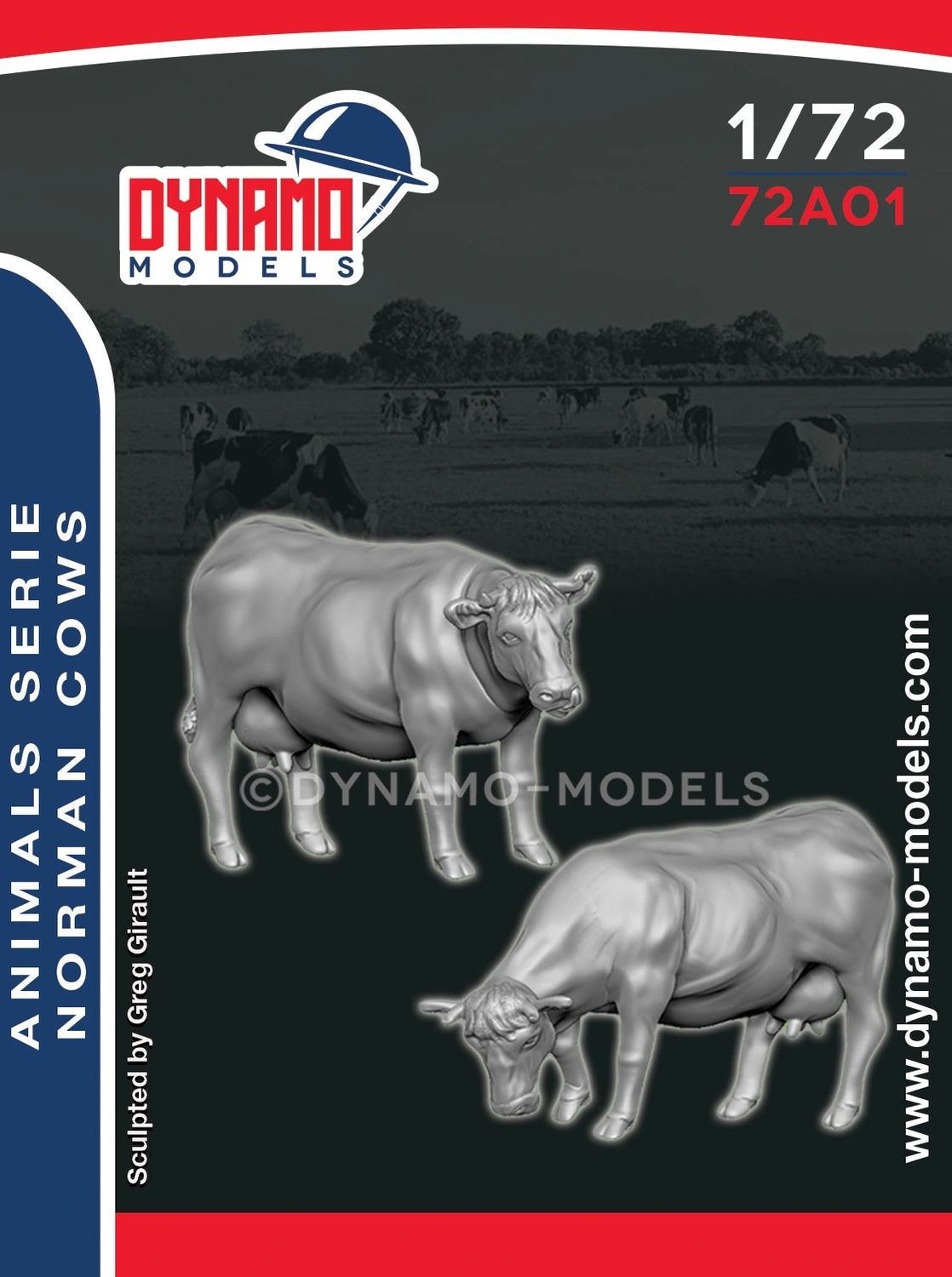 72A01 - Animals Serie - Norman Cows - 1:72