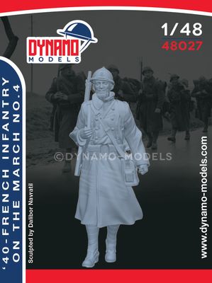 48027 - '40 - French Infantry On The March No.4 - 1:48