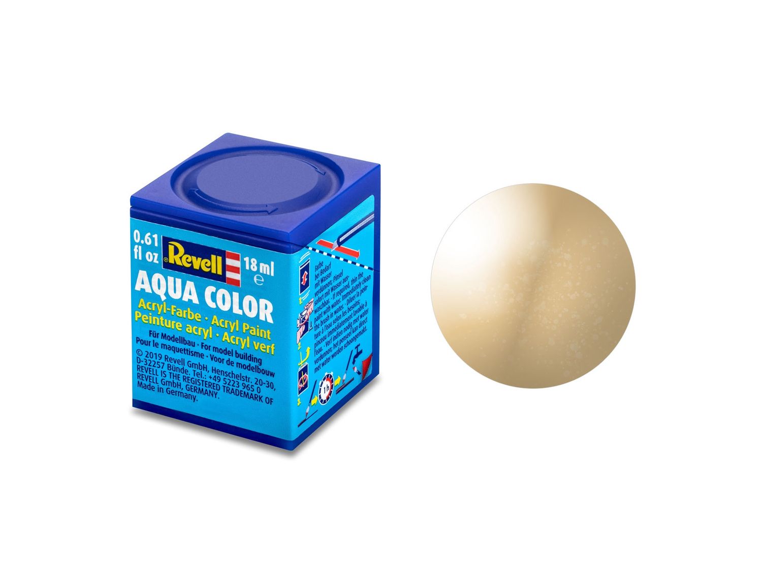 36194 - Aqua Color goud, metallic - 18ml