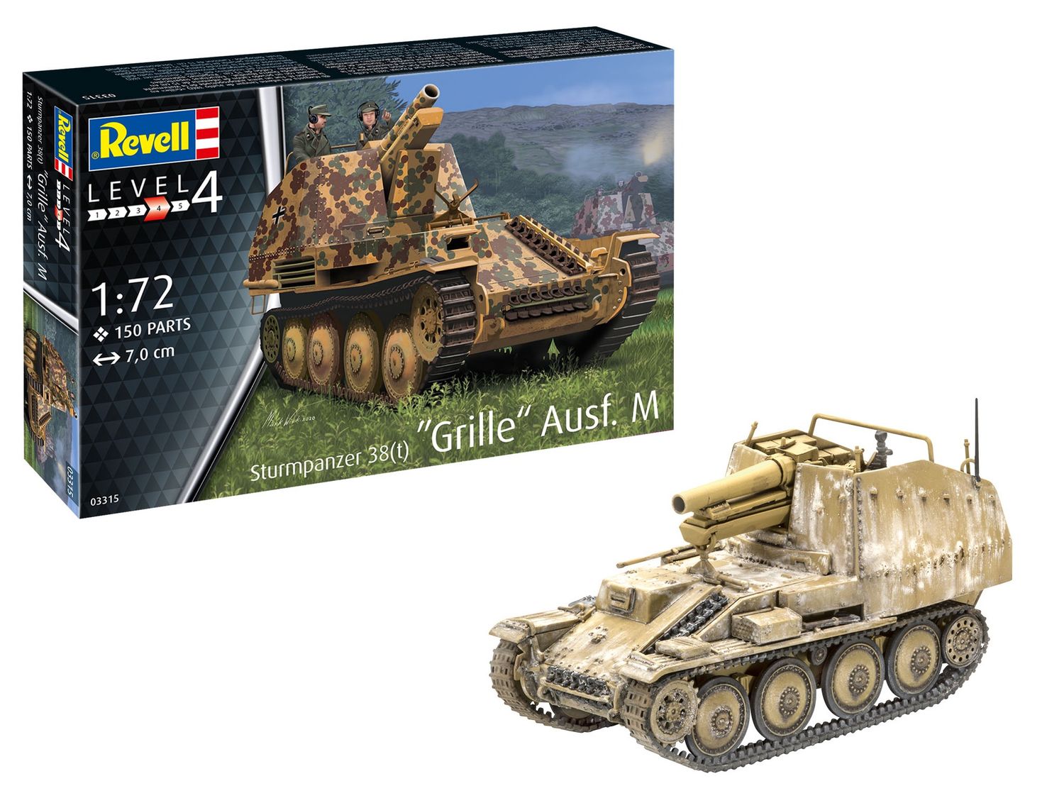 03315 - Sturmpanzer 38(t) "Grille" Ausf. M - 1:72