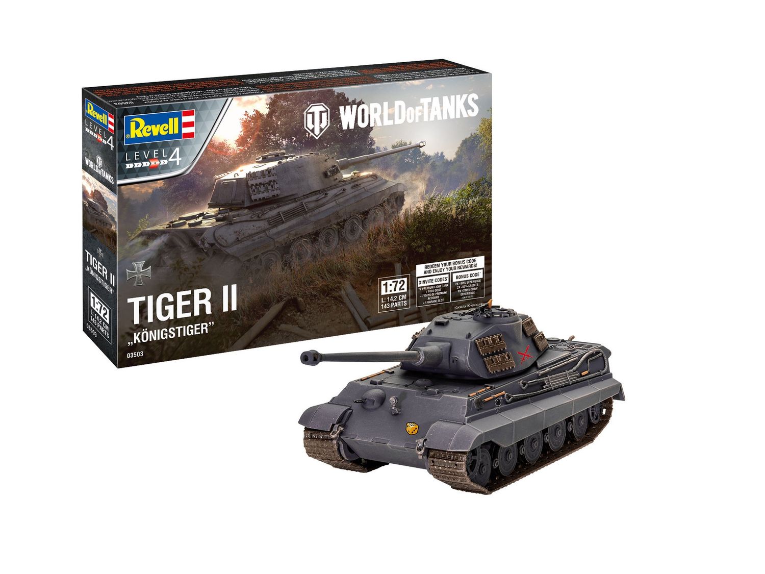 03503 - Tiger II Ausf. B "Königstiger" "World of Tanks" - 1:72