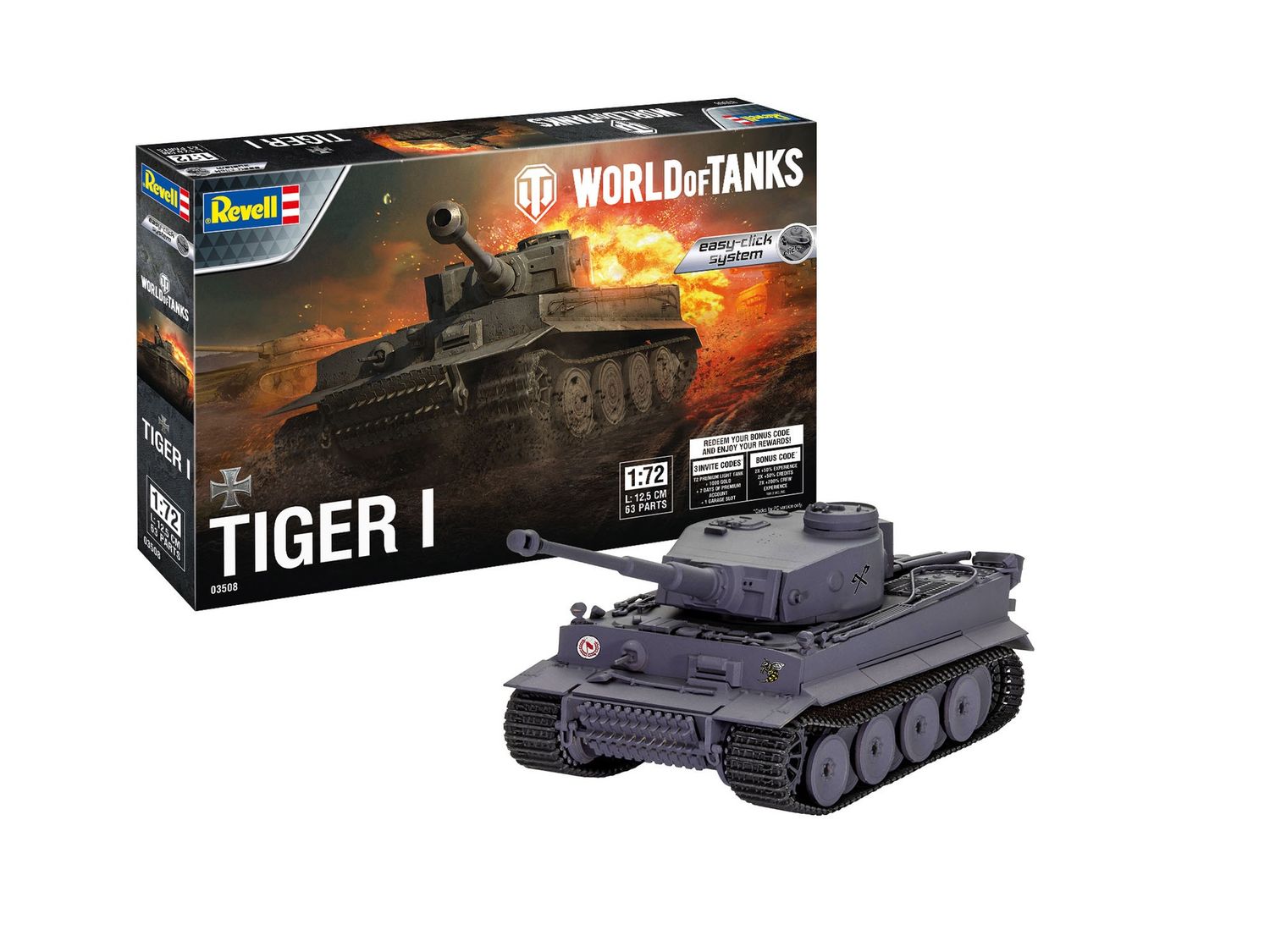 03508 - Tiger I "World of Tanks" (easy-click) - 1:72