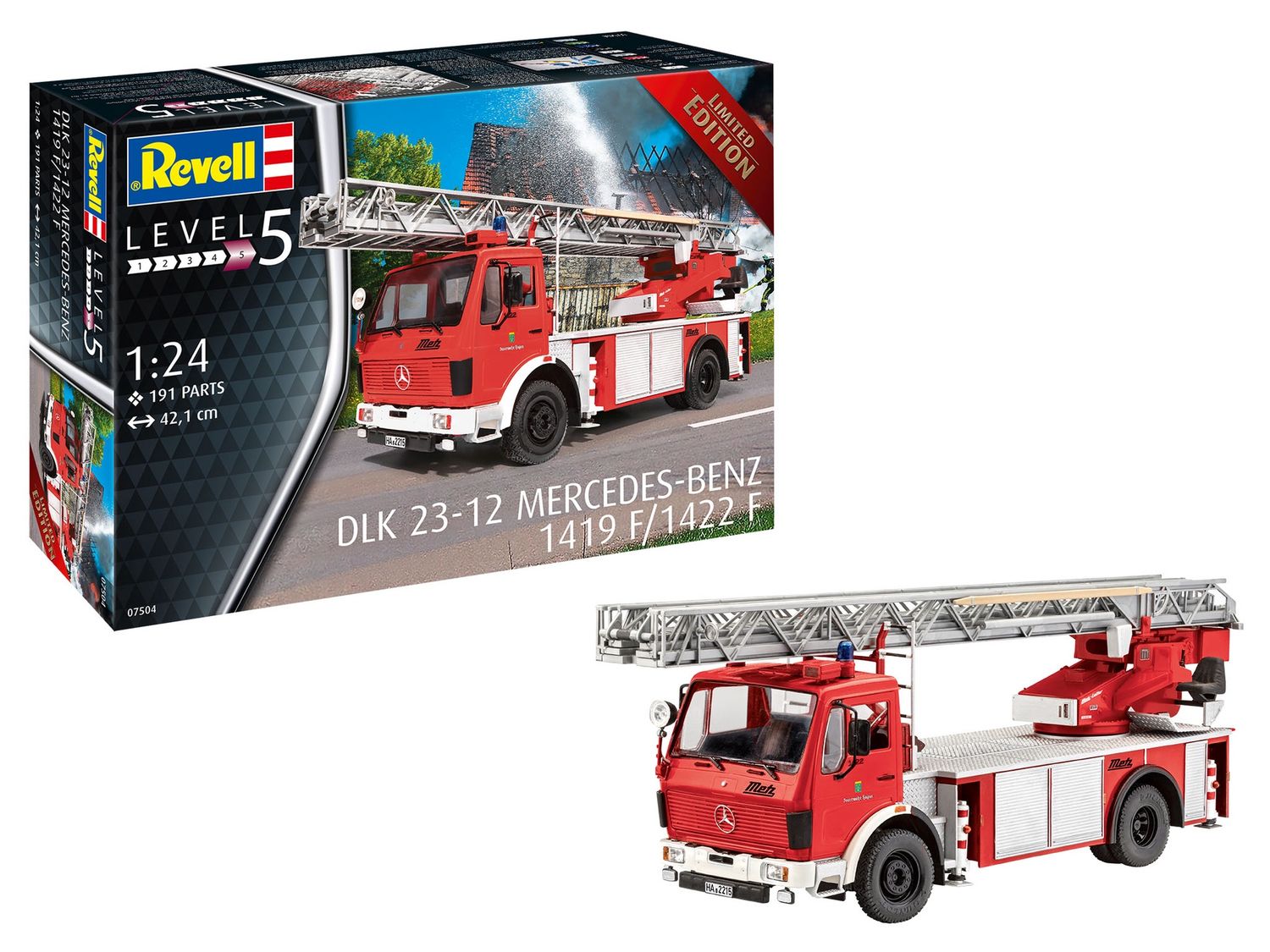 07504 - DLK 23-13 Mercedes Benz 1419 F/1422 F - 1:24
