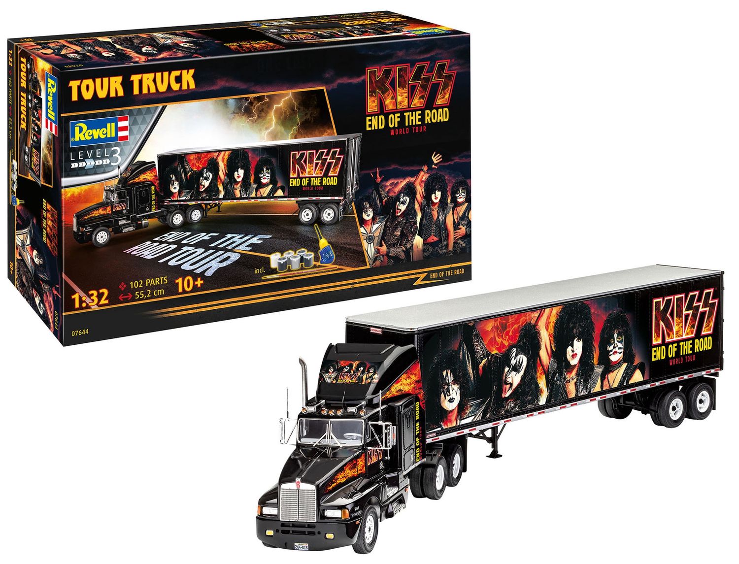 07644 - KISS Tour Truck "End of the Road" Gift Set - 1:32