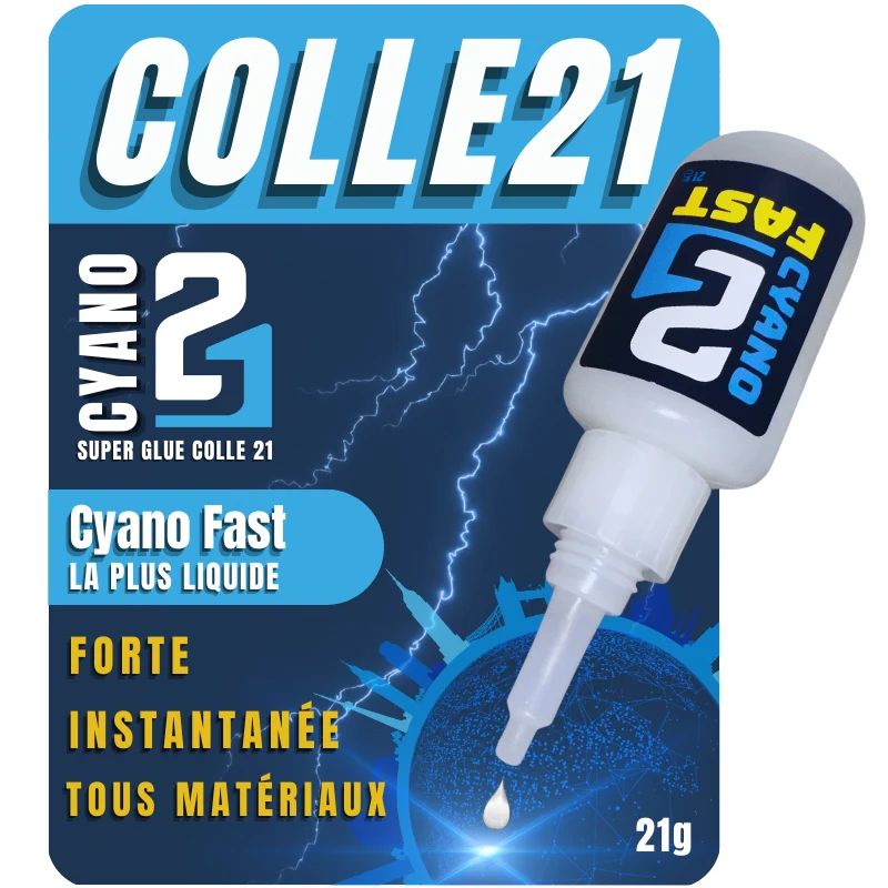 C21FST - Fast 21 - Super Glue Fast Cyanoacrylate - 21gr