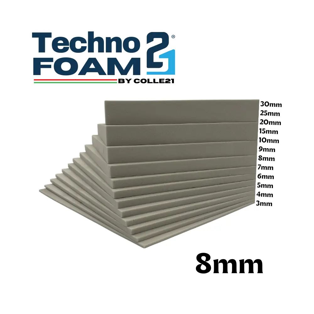 TF21-8 - Techno Foam 21 - Expanded Foam - 8mm - 30x21cm
