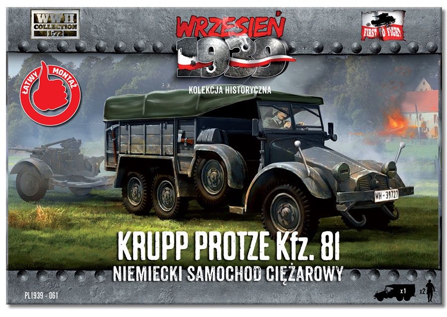 PL1939-061 - Krupp Protze Kfz.81 - German Truck - 1:72