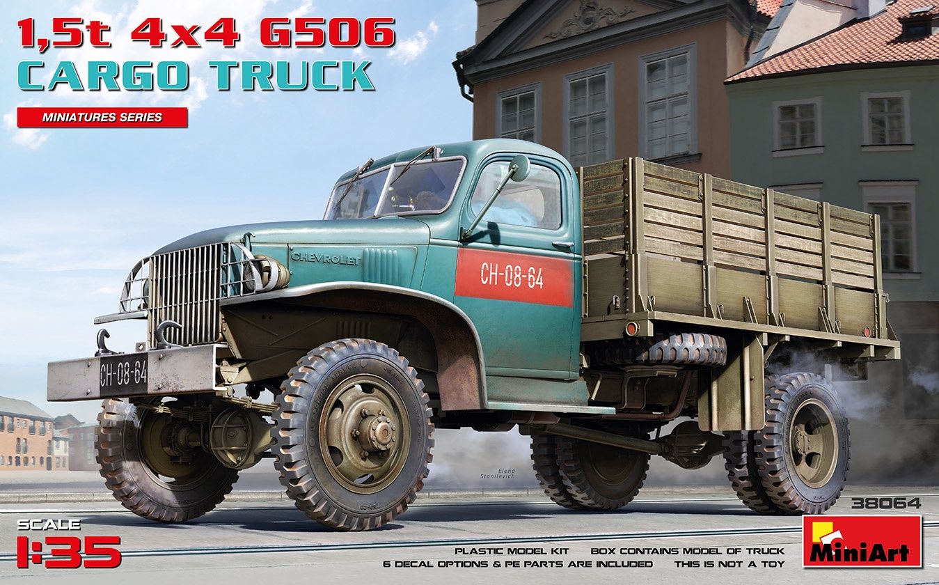 38064 - 1,5t 4×4 G506 Cargo Truck - 1:35