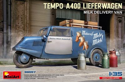 38057 - Tempo A400 Lieferwagen. Milk Delivery Van - 1:35