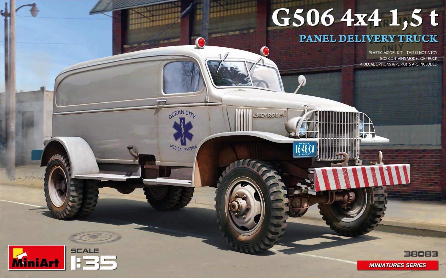 38083 - G506 4x4 1,5 t Panel Delivery Truck - 1:35