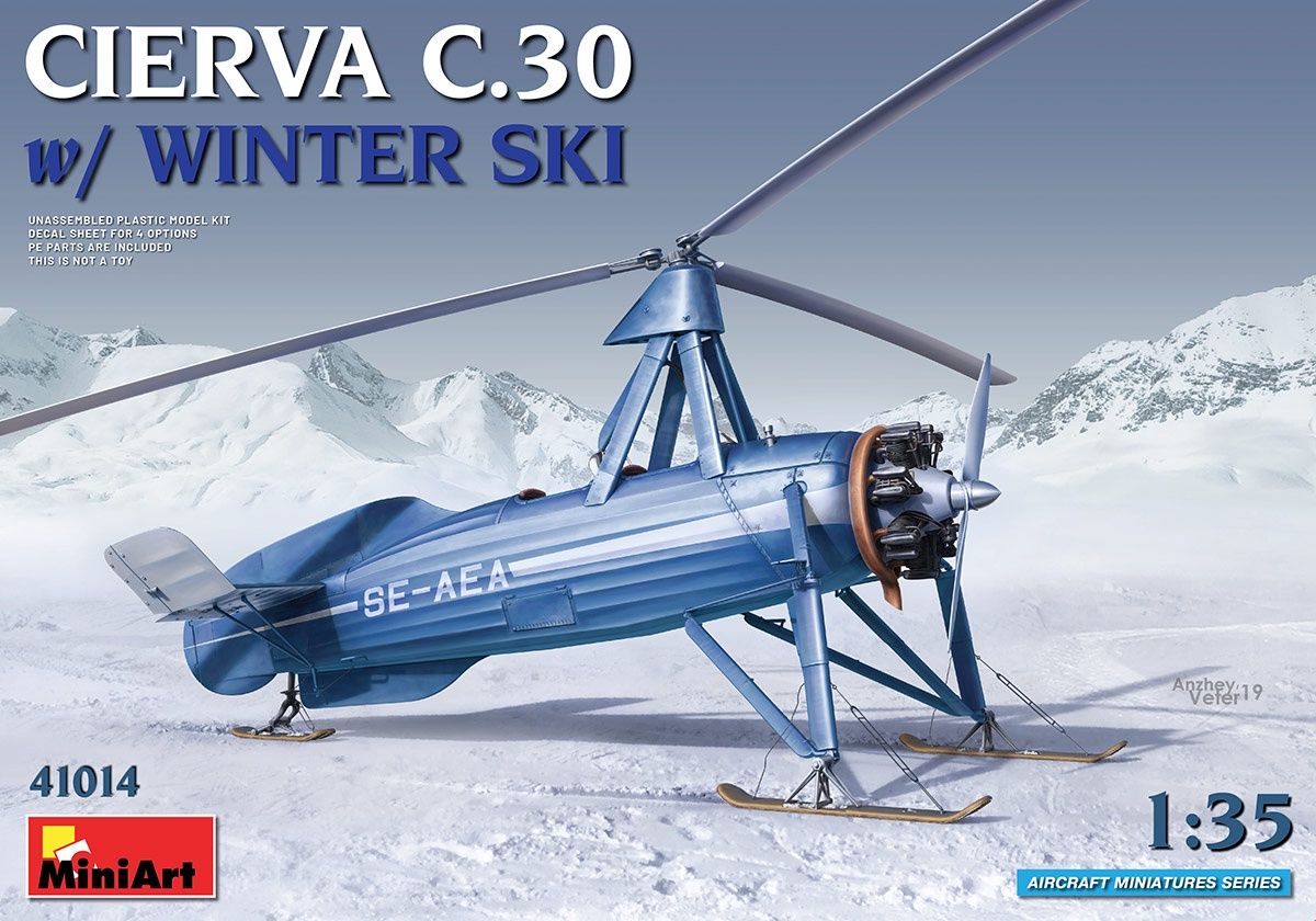 41014 - Cierva C.30 with Winter Ski - 1:35