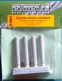 E-007 - Metal Ammo Canisters for 7.5 cm Kw.K.42 guns - 1:35